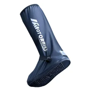Rain Boot Shoe Covers, Rain Snow Boots Covers Waterproof Gear Reusable Men Women Anti Slip with Zipper for Cycling Camping