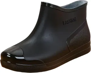 Rain Boots for Women Waterproof Ankle Wellies Rain Boots Garden Shoes Outdoor Work Boot for Hunting Gardening Farming