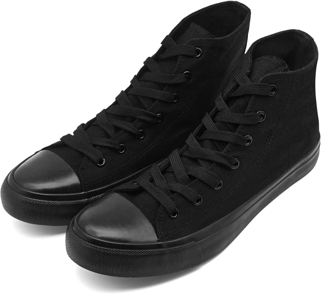rosyclo Canvas Shoes for Women and Men, High Top Canvas Sneakers Fashion Lace Up Comfortable Womens Classic Casual Tennis Walking Shoes
