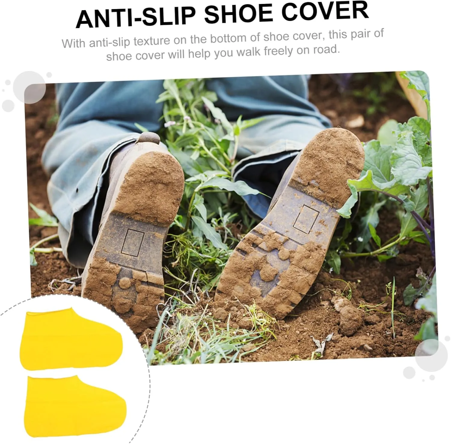Rubber Overshoes Washable Shoe Covers Non Slip Shoes rain Galoshes Rainy Day Shoe Protector Shoe rain