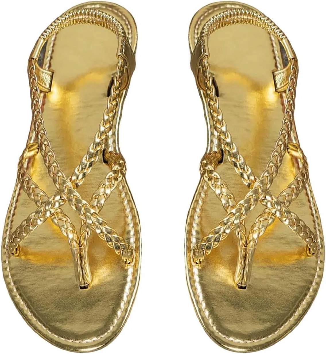 Sandals For Women Clip Toe Flat Roman Shoes Ladies Sandals Ladies Sandals Yoga Mat Mens Flip Flops Casual Sandals