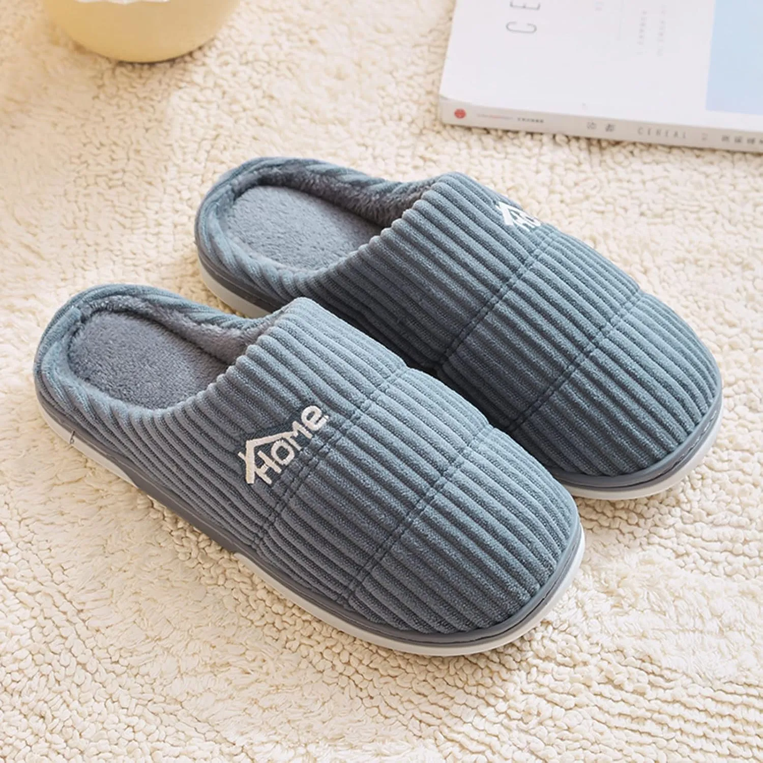 SBGMoSJ Women Slippers Indoor Outdoor Summer House Slippers Slippers for Women Booties Indoor Big Fuzzy Slippers Women Christmas Bathroom Decor Gifts for Men 2023