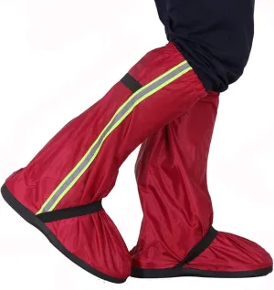 Silicone Waterproof Shoes Covers Cycling Shoe Cover Men and Women Shoes Cover Adult Oxford Cloth Rain Boots Set Snow Cover Foot Thickening Non-Slip Gaiters (Size : A(Medium))