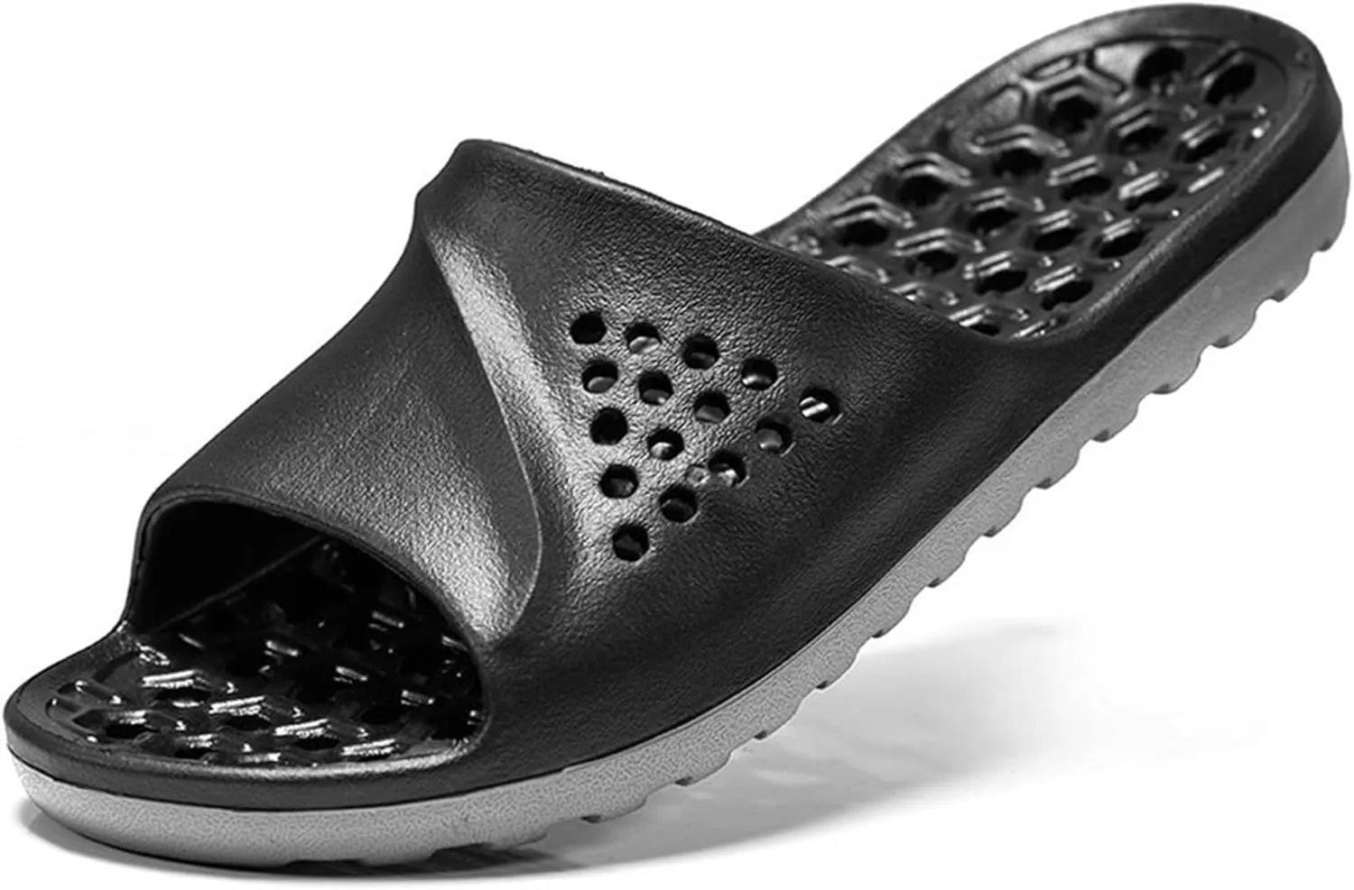 Slides for Men Shower Shoes Women Mens Slippers Slides for Women Living Room Drainage Hole Ultra Comfort Slippers