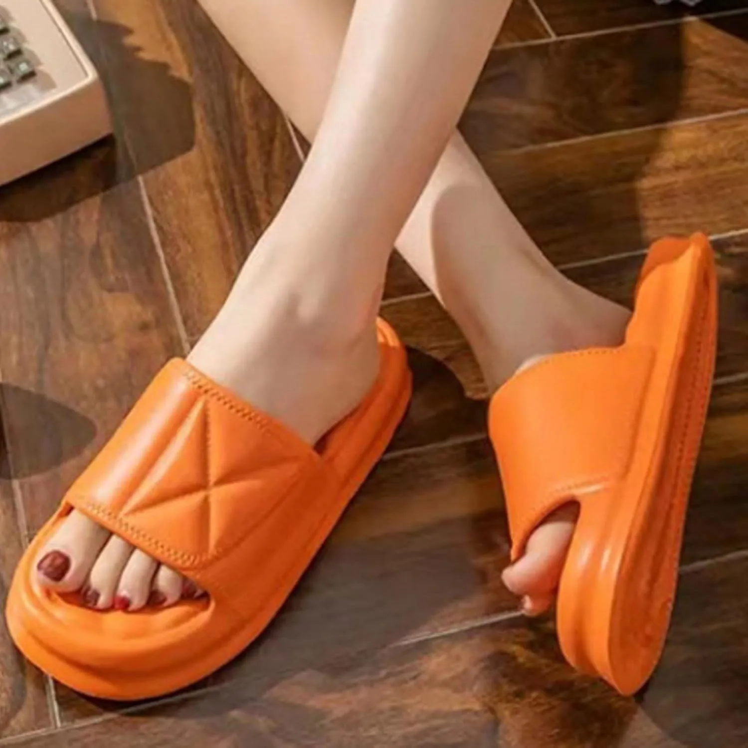 Slides for Men Slides for Women Mens Slippers Shower Shoes Women Spa Ultimate Comfort Drainage Hole Slippers