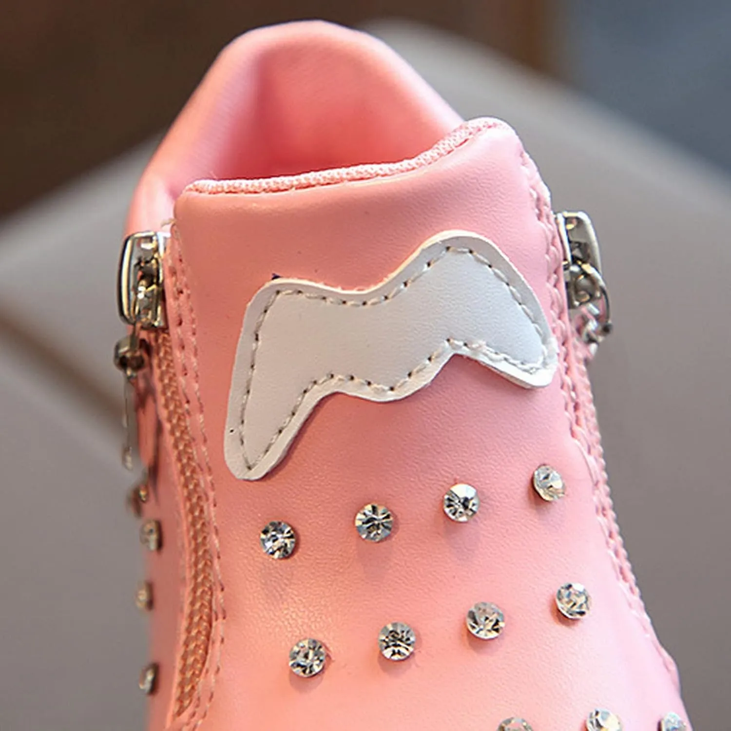 Toddler Boots Girls Boys Winter Boots Cozy Fleece Snow Boots Korean Version Outdoor Warm Shoes with Zipper
