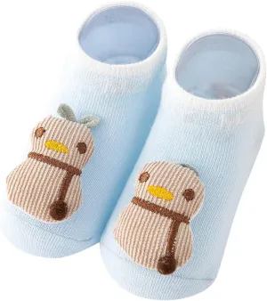 Toddler First Walking Non-Slip Lightweight Wide Shoes Baby Slip on Sneakers Knitted Elastic Soft Sole Indoor