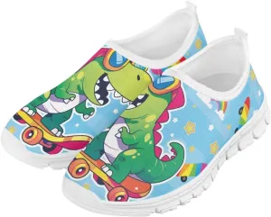Toddler's Slip-On Low Top Sneakers Walking Casual Soft Hiking Shoes Breathable Lightweight Shoes Flat Shoes Holiday Cycling Shoes US Size 11-15