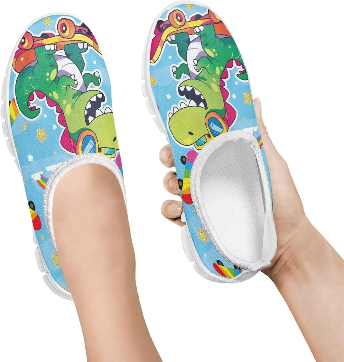 Toddler's Slip-On Low Top Sneakers Walking Casual Soft Hiking Shoes Breathable Lightweight Shoes Flat Shoes Holiday Cycling Shoes US Size 11-15