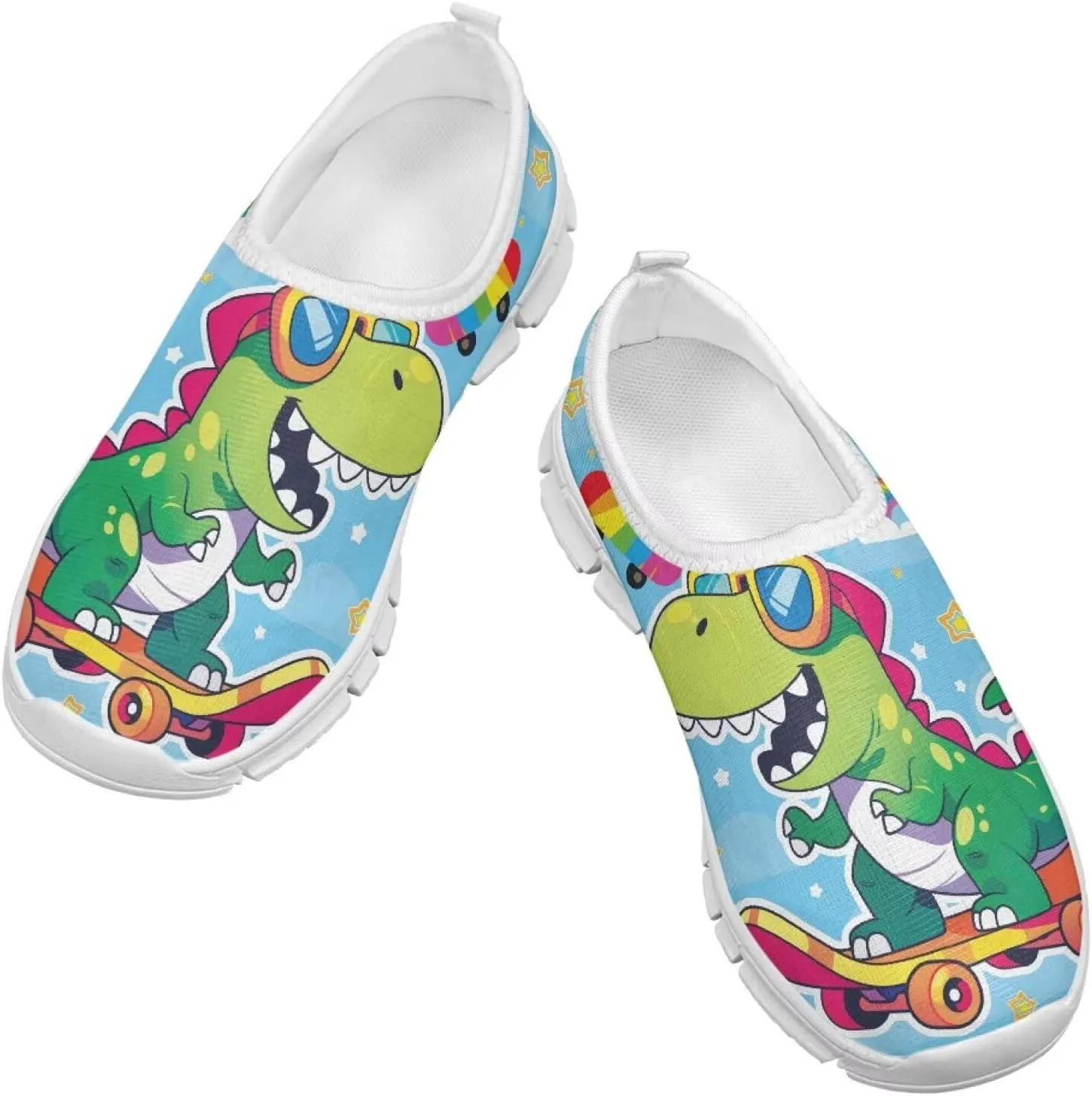 Toddler's Slip-On Low Top Sneakers Walking Casual Soft Hiking Shoes Breathable Lightweight Shoes Flat Shoes Holiday Cycling Shoes US Size 11-15