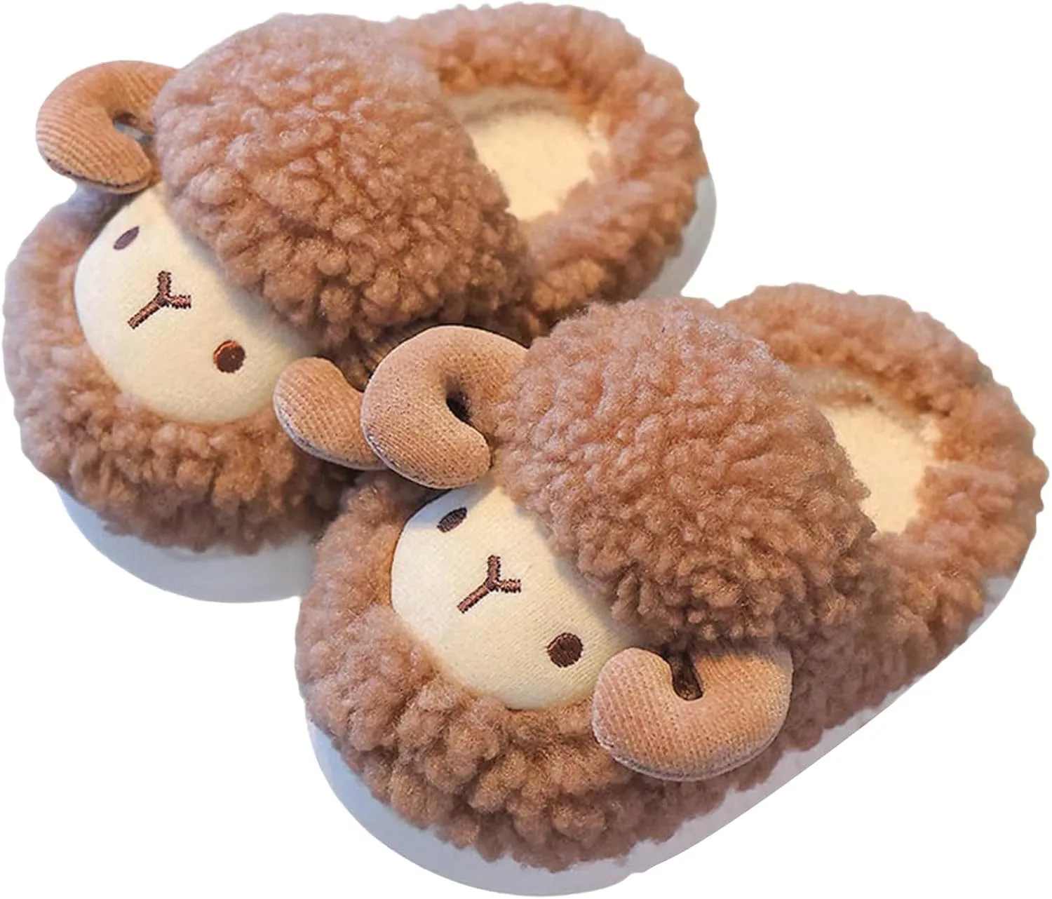 Tots Girls Slippers Autumn And Winter Fashion Comfortable Cute Sheep Warm Indoor Non Slip Slippers Cute Girl Slippers