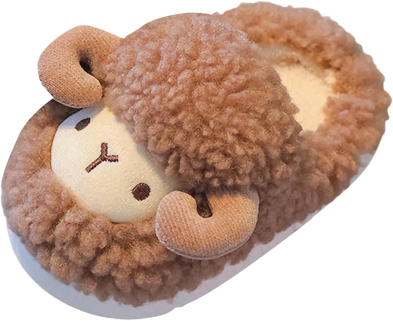 Tots Girls Slippers Autumn And Winter Fashion Comfortable Cute Sheep Warm Indoor Non Slip Slippers Cute Girl Slippers