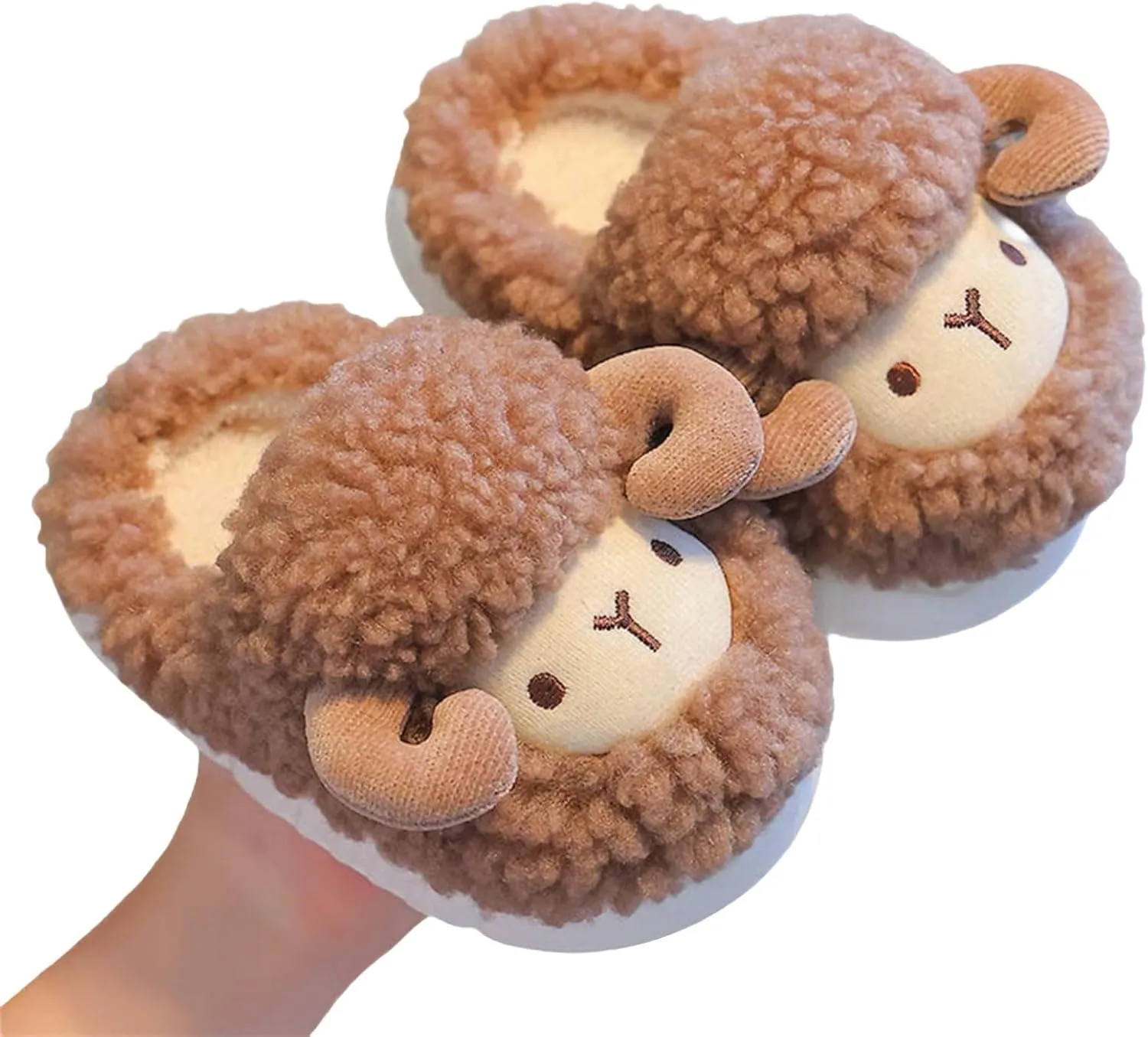 Tots Girls Slippers Autumn And Winter Fashion Comfortable Cute Sheep Warm Indoor Non Slip Slippers Cute Girl Slippers