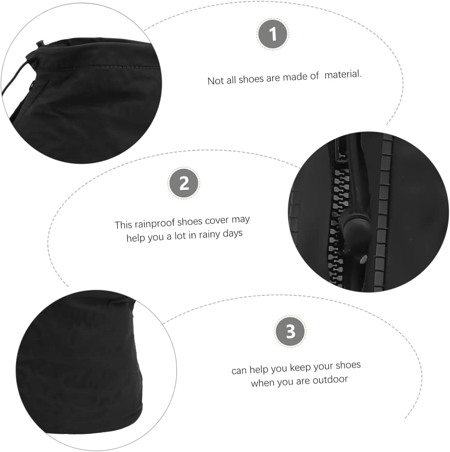 Toyvian Shoe Cover Rain Shoe Waterproof Neoprene Overshoes Shoe Mud Covers Winter Cycling Overshoes Riding