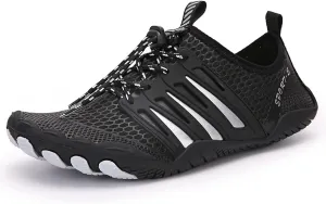 Unisex Barefoot Shoes, Quick Drying Lightweight Breathable Minimalist Barefoot Shoes, Water Shoes Wading Shoe Cycling Shoes Fitness Shoes Surfing (Color : Black, Size : 6.5)