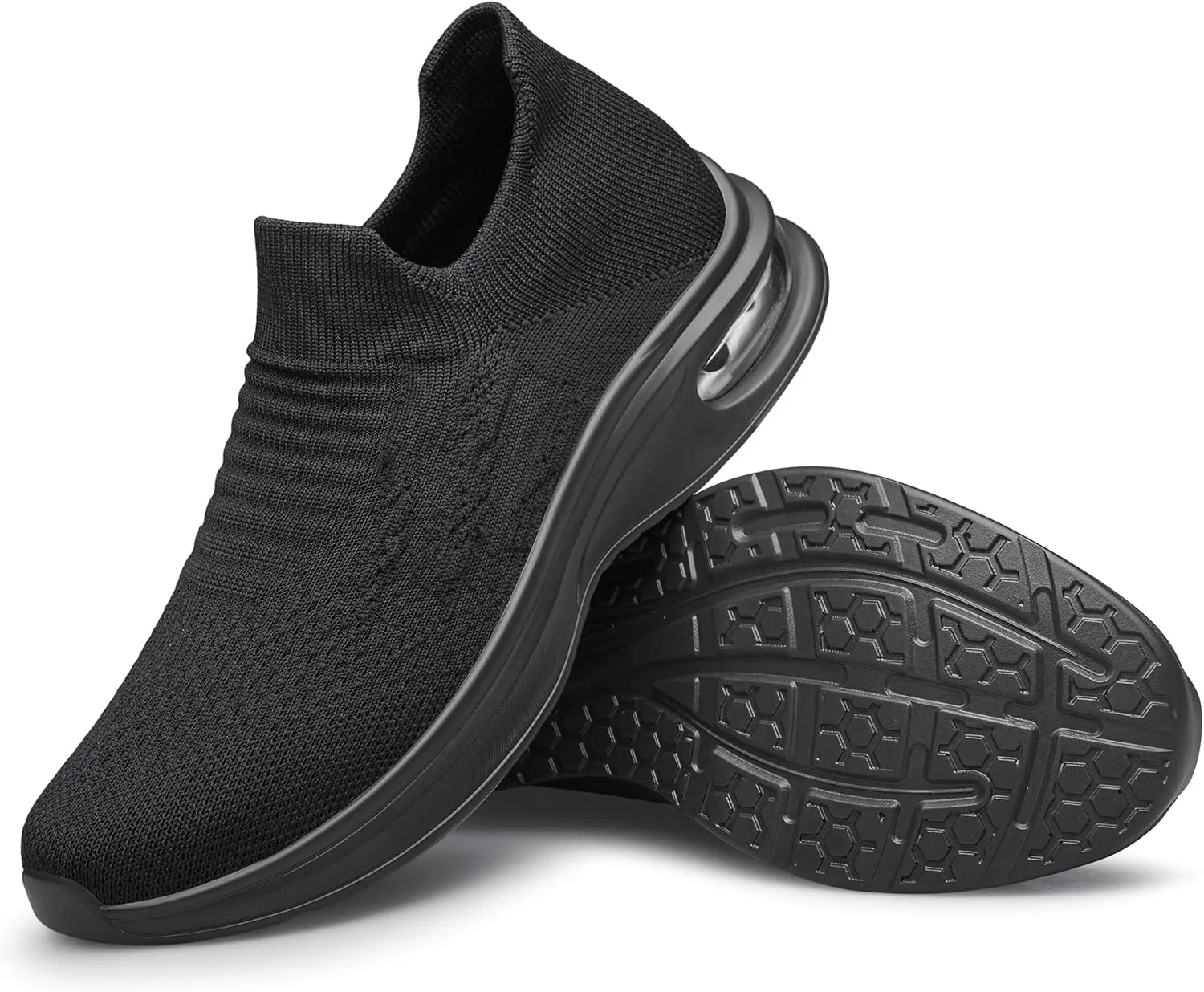 Vidbiv Slip on Shoes for Men, Casual Walking Lightweight Loafers, Breathable Men??s Shoes, Comfortable Hands Free Slip-on Shoes for Work, Traveling