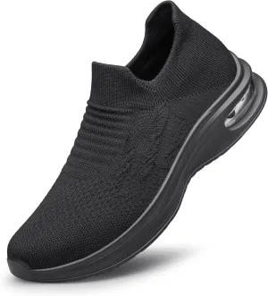Vidbiv Slip on Shoes for Men, Casual Walking Lightweight Loafers, Breathable Men??s Shoes, Comfortable Hands Free Slip-on Shoes for Work, Traveling