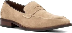 VINTAGE FOUNDRY CO. EST. 2014 Mens Davis Loafer, Square Toe Dress Shoe, Rubber Outsole