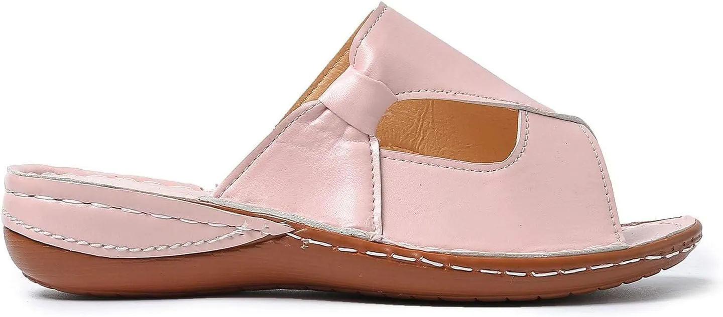 Womens Dress Sandals Low Heel Arch Support Wide Width Orthopedic Orthotic Comfortable Comfort Wedges Slippers Peep Toe Non-Slip Slingback Lightweight Beach Walking Sandal