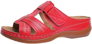 Womens Open Toe Sandals Comfortable Summer Wedge Shoes Non-Slip Wide Width Platform Orthopedic Wedges Sandal Arch Support Slides Orthotic Walking Sandals Adjustable Strap Beach Breathable Slippers