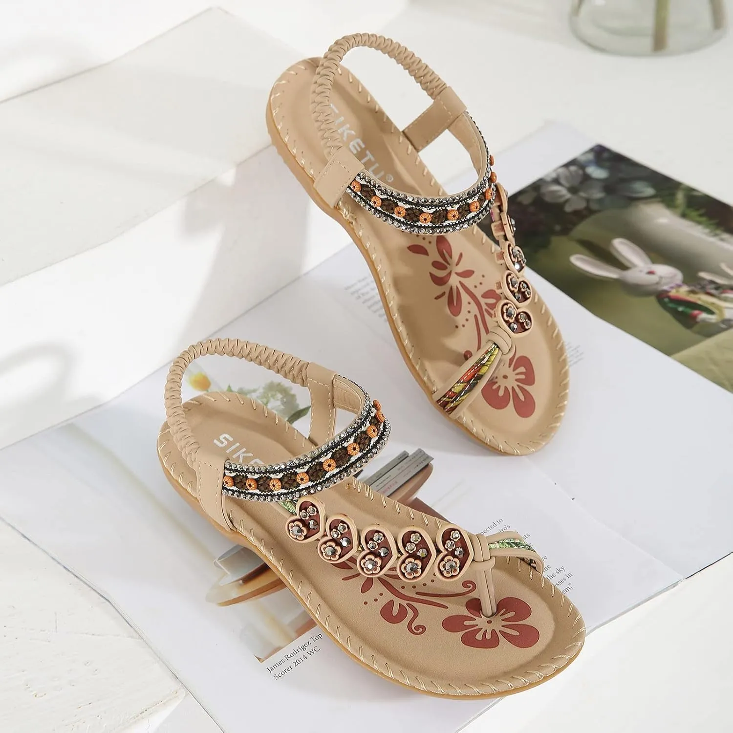 Women's Wedge Flip Flop Arch Support Orthopedic Sandals Outdoor Beach Slippers Shoes Womens Walking Sandal