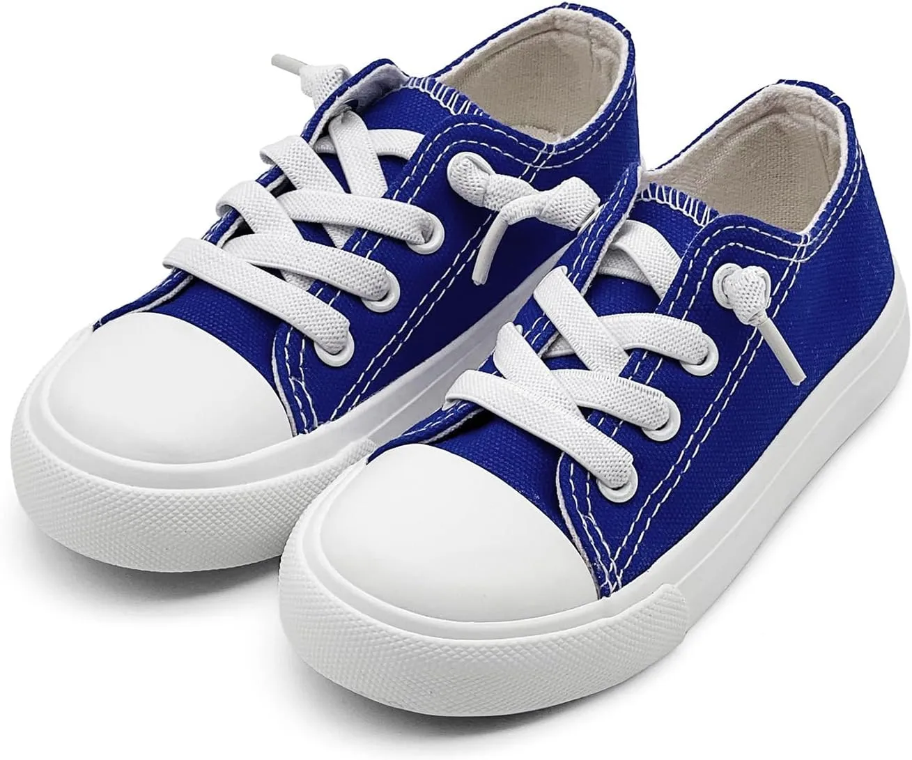 xinran&shengli Toddler Kid Canvas Shoes Boys and Girls Slip On Sneakers Toddler Little Kid Big Kid Lowtop Sneakers Shoes