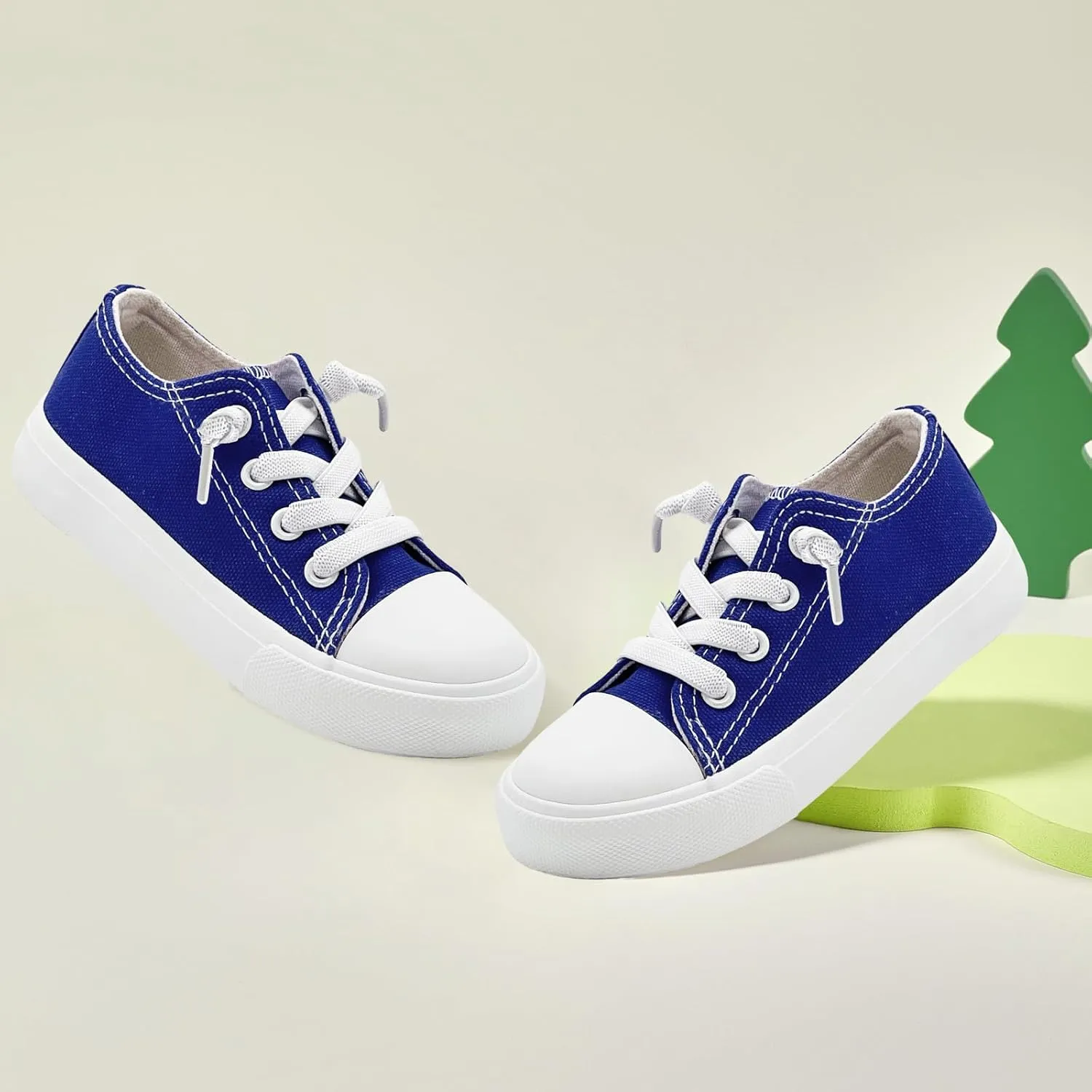xinran&shengli Toddler Kid Canvas Shoes Boys and Girls Slip On Sneakers Toddler Little Kid Big Kid Lowtop Sneakers Shoes